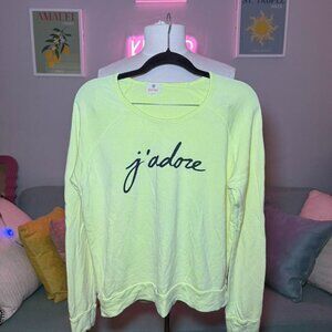 Womens Yellow Sundry Size Small crew